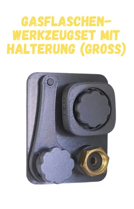 Großes Gasflaschen Werkzeugset Produktbild